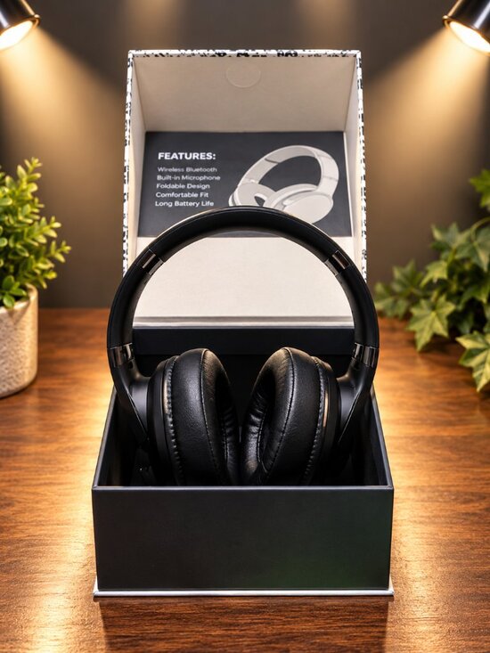 Soul Mic Other - Bluetooth Wireless Headphones Soul Mic Foldable Built-In Microphone Black New